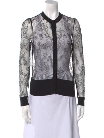 Valentino Lace Lace Pattern Sweater