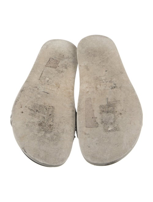 Valentino Rockstud Accents Leather Slides