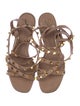 Valentino Rockstud Accents Leather Sandals