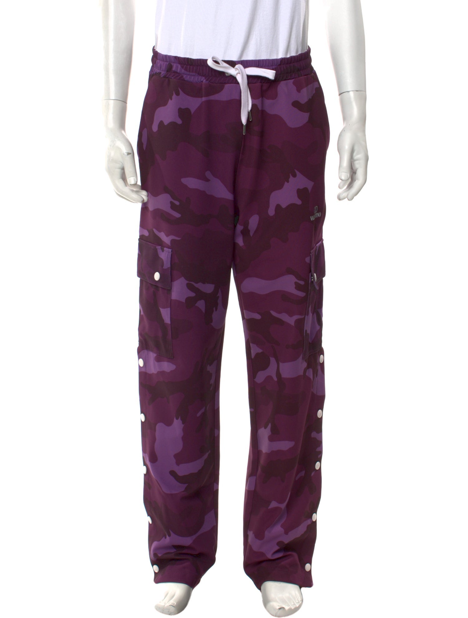 Valentino Camouflage Print Joggers