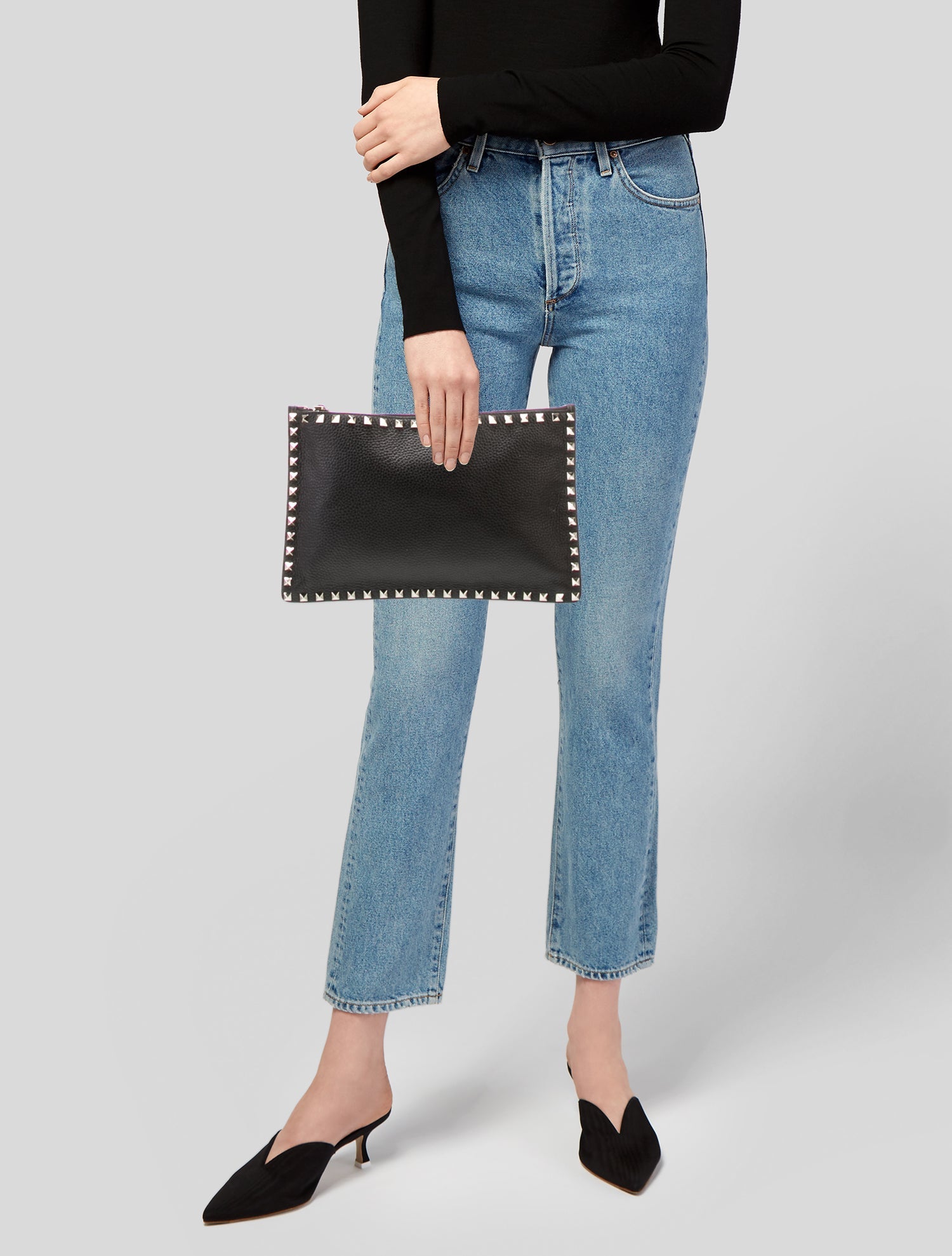 Valentino Rockstud Clutch