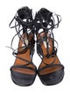 Valentino Leather Fringe Trim Accent