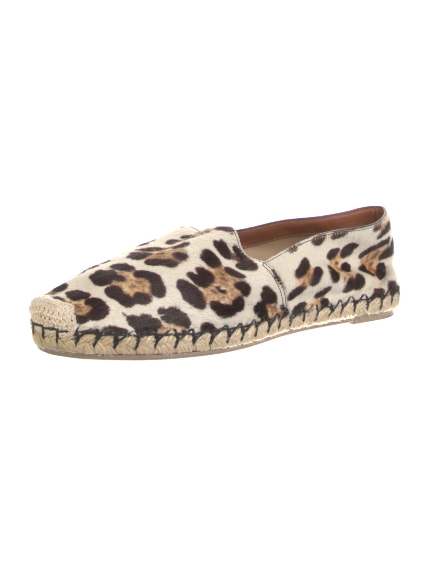 Valentino Ponyhair Animal Print Espadrilles