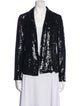 Valentino Sequin Patterned Evening Jacket