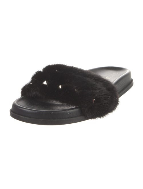 Valentino Rockstud Accents Mink Slides