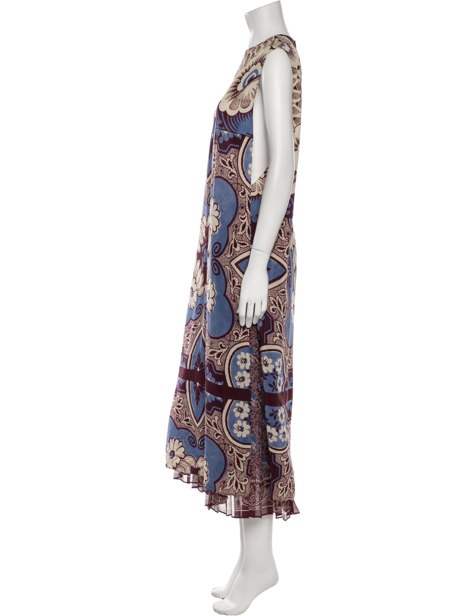 Valentino Silk Printed Dress Set