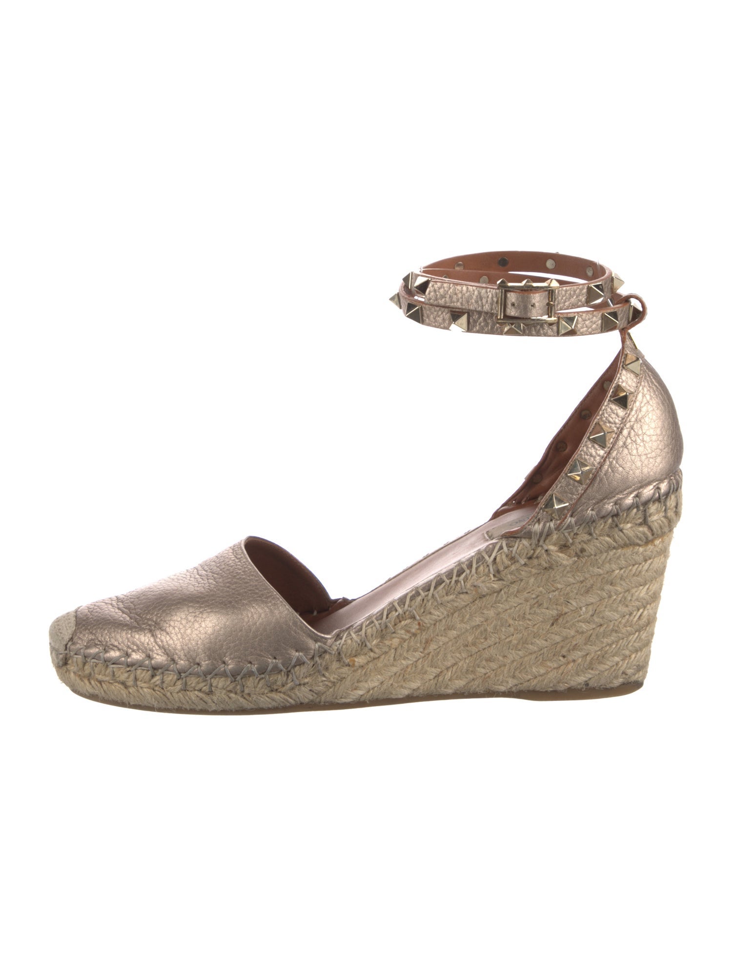 Valentino Rockstud Accents Leather D'Orsay Pumps