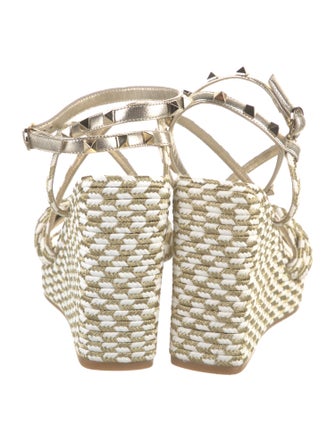 Valentino Studded Accents Espadrilles