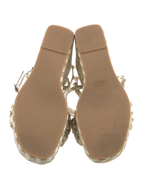 Valentino Studded Accents Espadrilles
