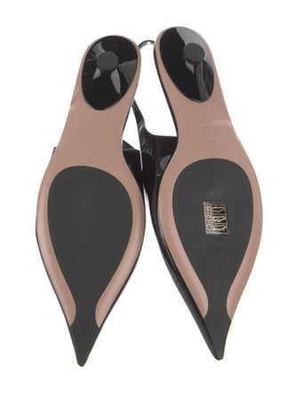Valentino Patent Leather Slingback Flats