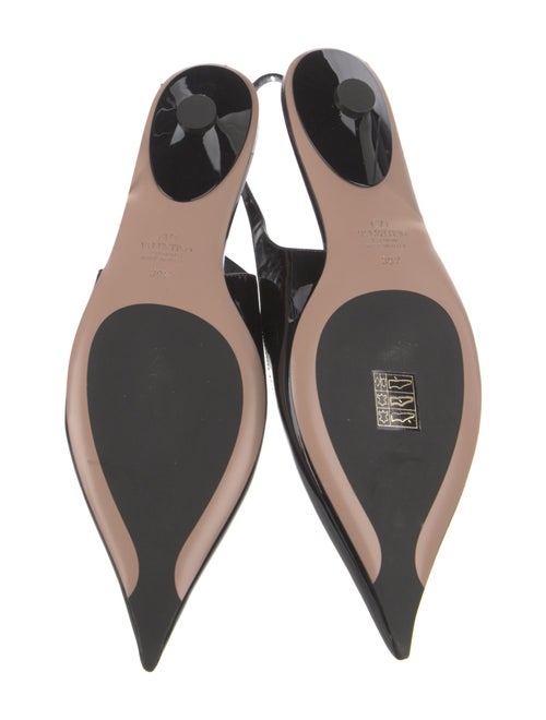 Valentino Patent Leather Slingback Flats