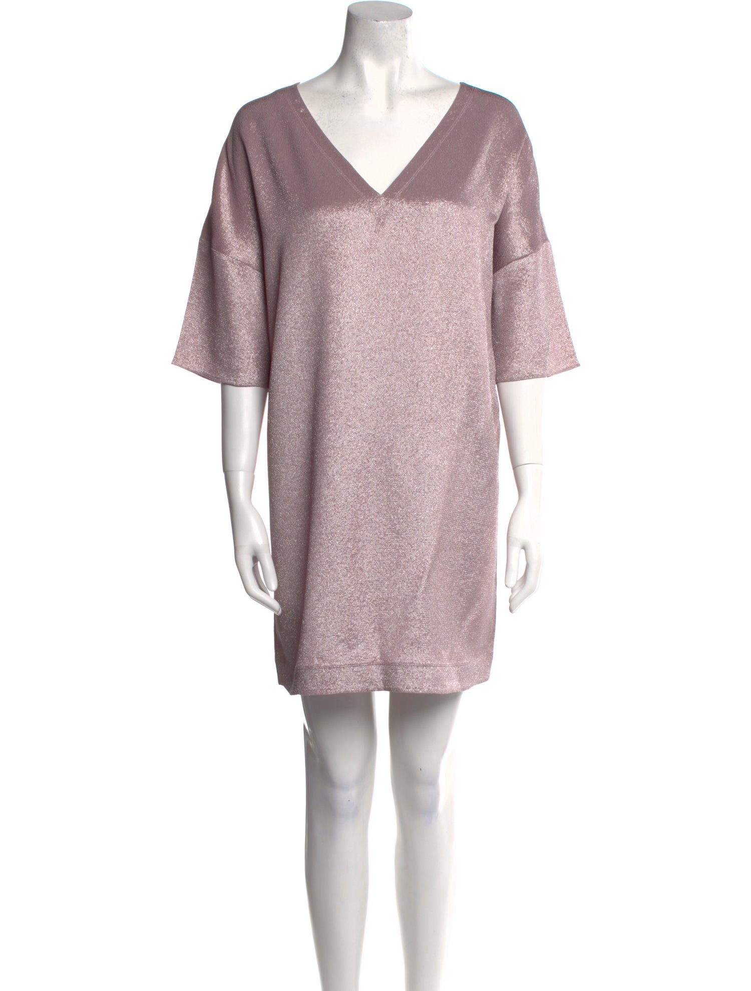 Valentino V-Neck Mini Dress