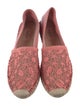 Valentino Mesh Lace Pattern Espadrilles