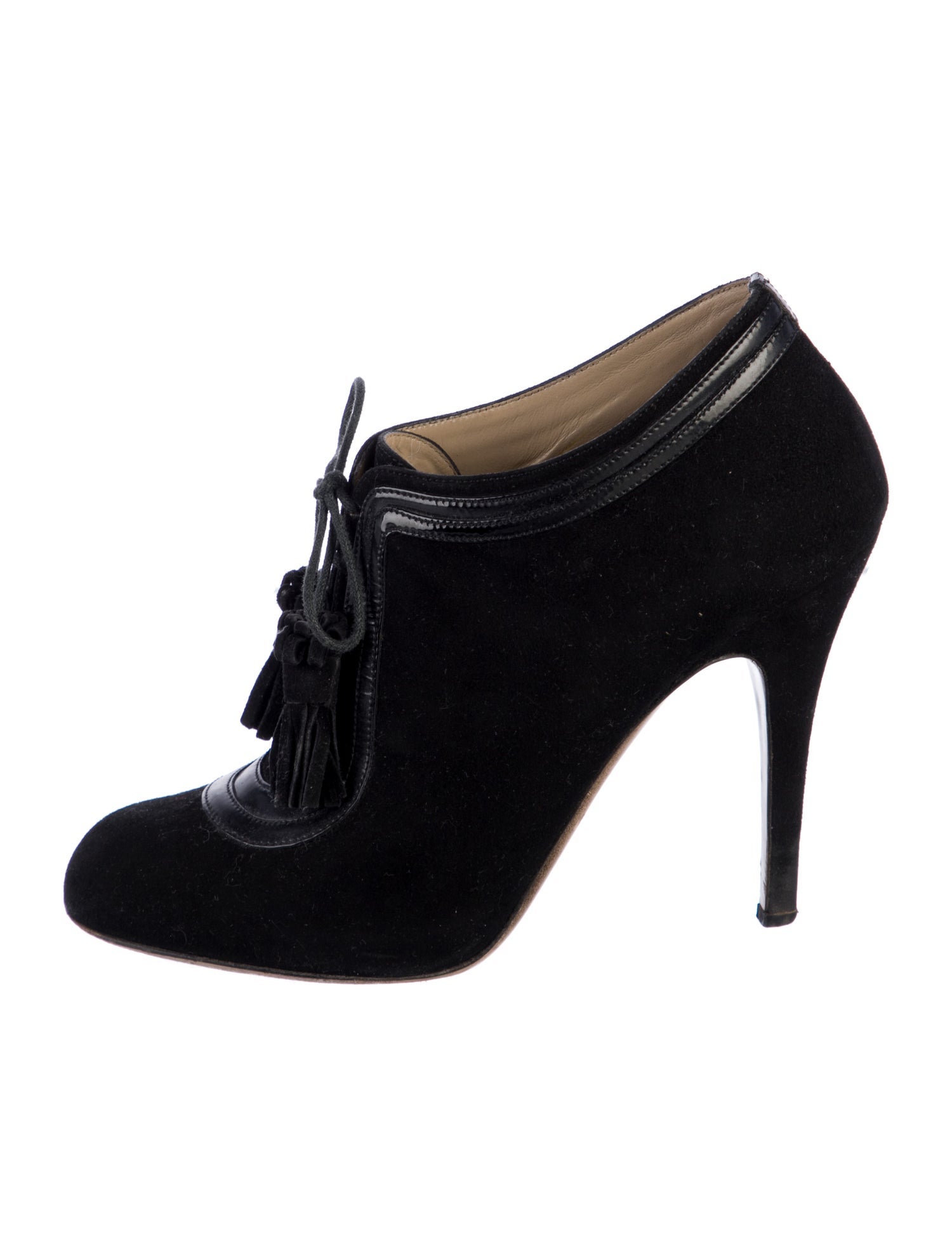 Valentino Suede Lace-Up Boots