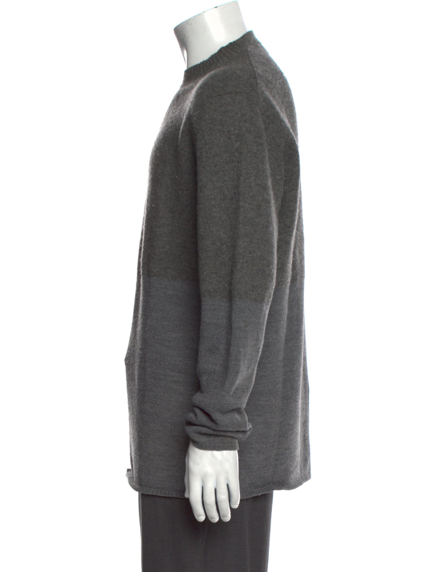 Valentino Virgin Wool Colorblock Pattern Pullover