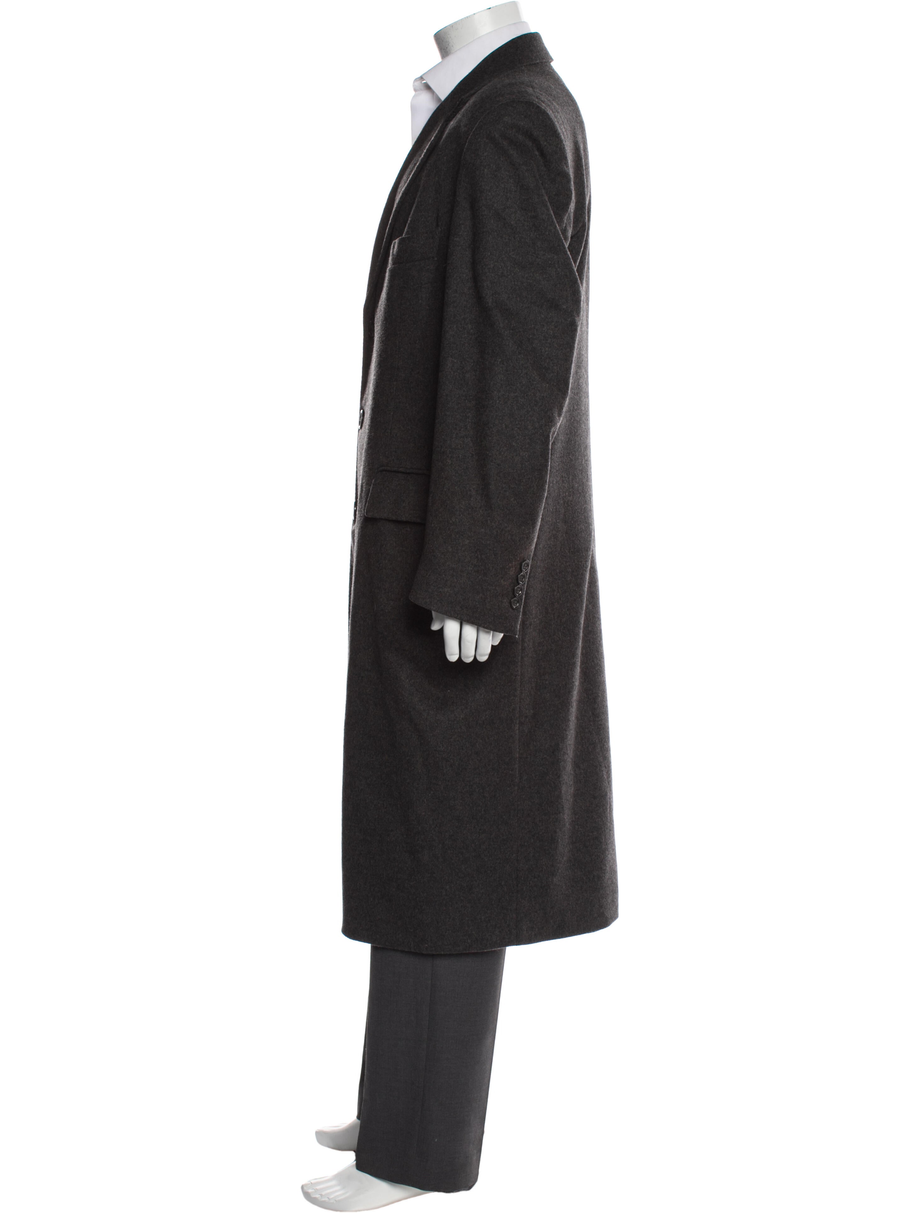 Valentino Uomo Wool Overcoat