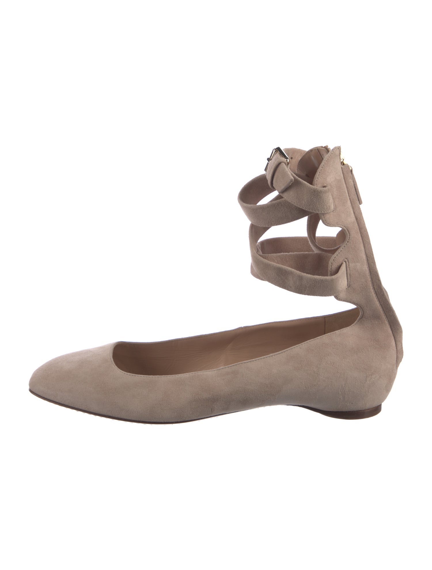 Valentino Suede Ballet Flats