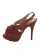 Valentino Leather Slingback Pumps