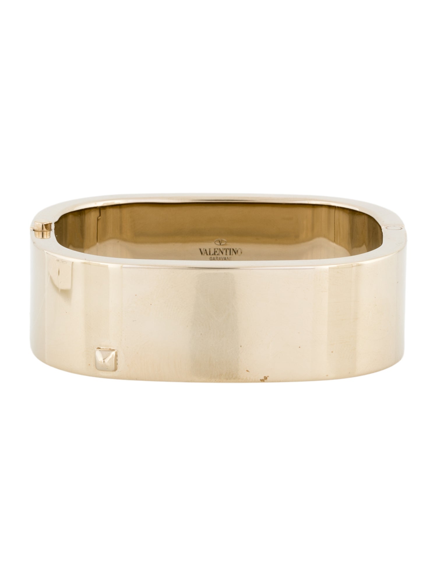 Valentino Square Hinged Bangle Bracelet