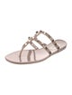 Valentino Rockstud Accents Rubber Slides