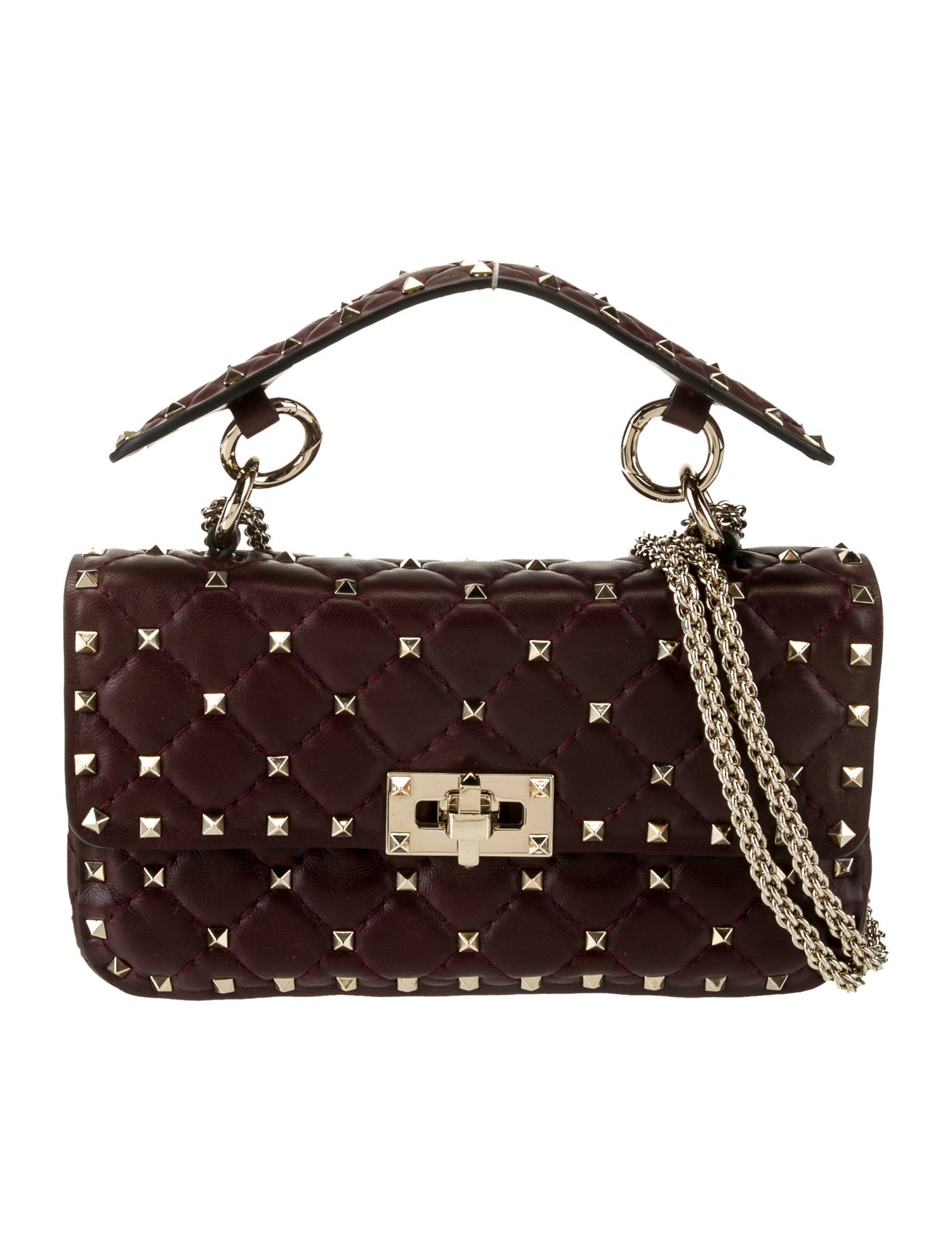 Valentino Quilted Top Handle Bag