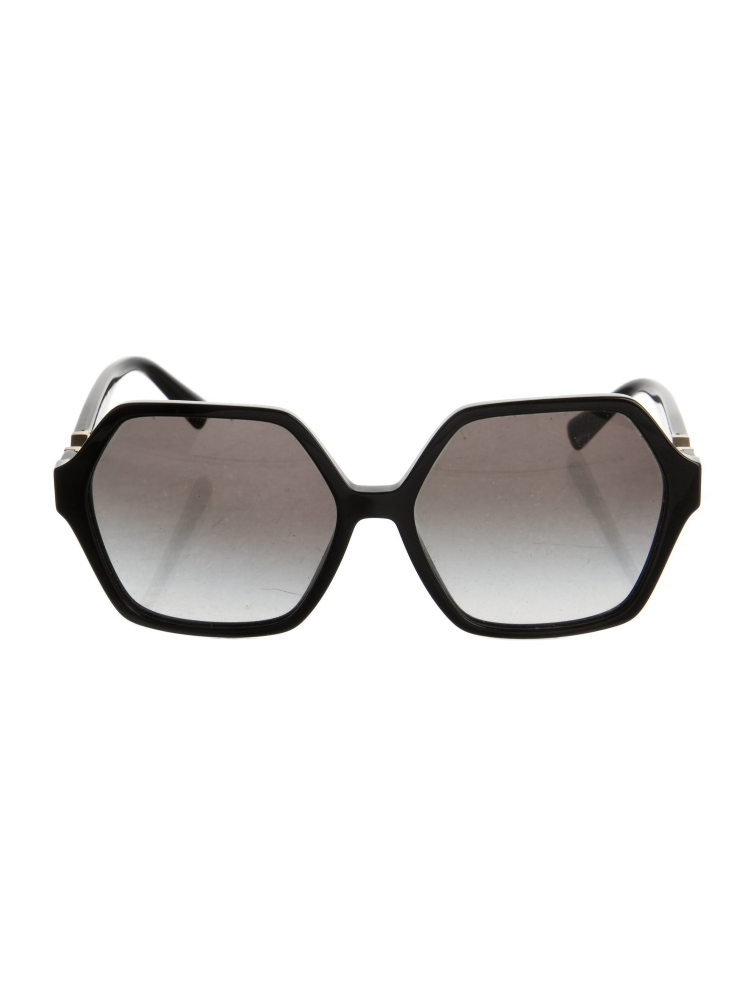 Valentino Rockstud Accents Square Sunglasses