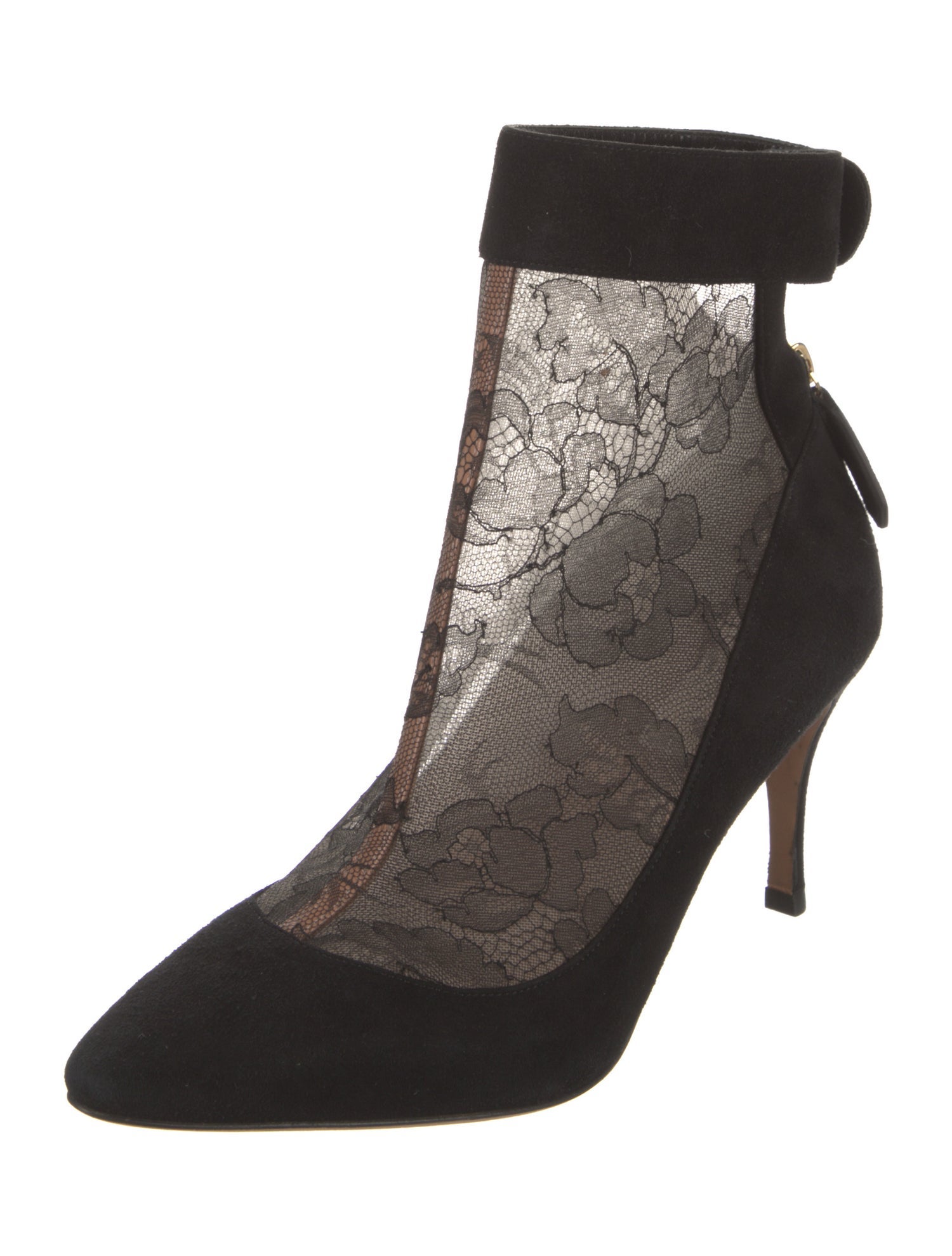 Valentino Lace Lace Pattern Sock Boots
