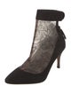 Valentino Lace Lace Pattern Sock Boots