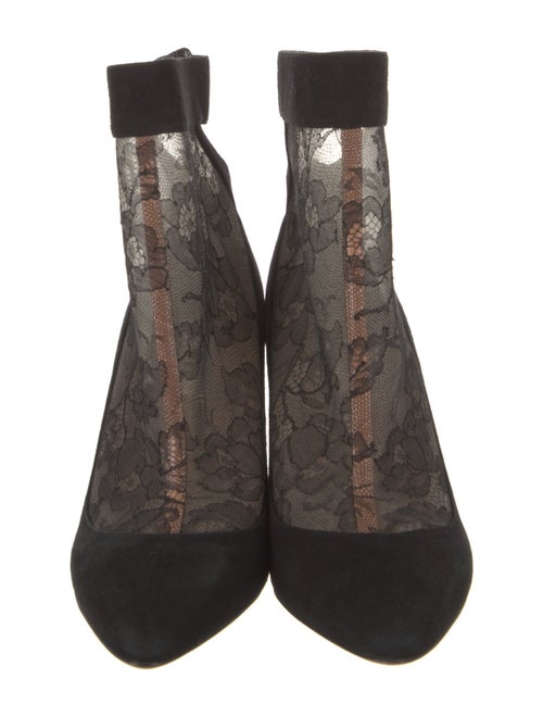 Valentino Lace Lace Pattern Sock Boots