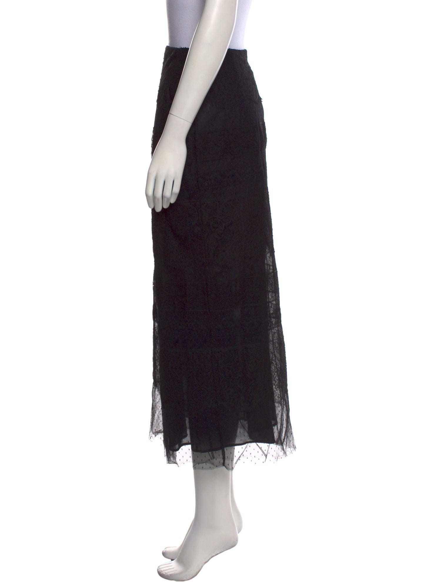 Valentino Lace Midi Length Skirt