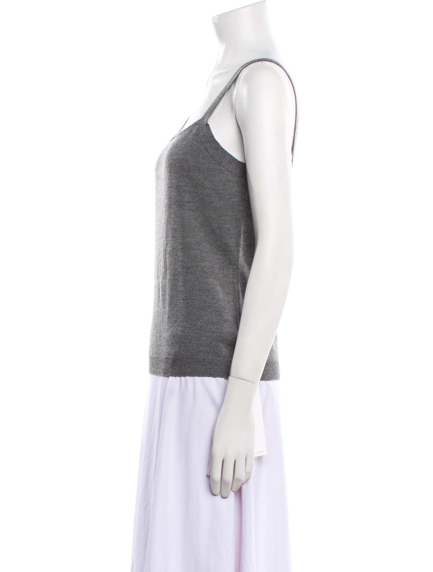 Valentino Square Neckline Sleeveless Top