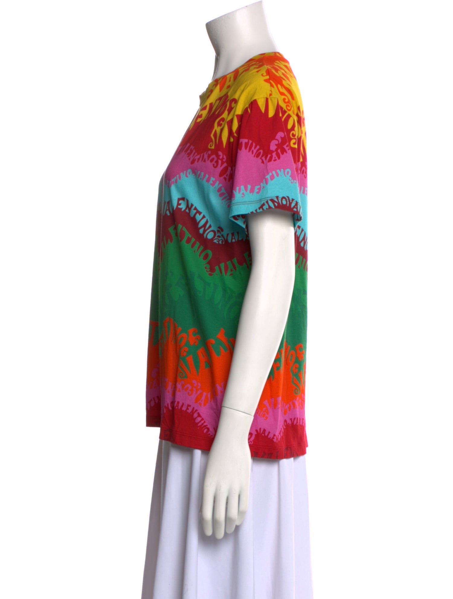 Valentino Printed Crew Neck T-Shirt