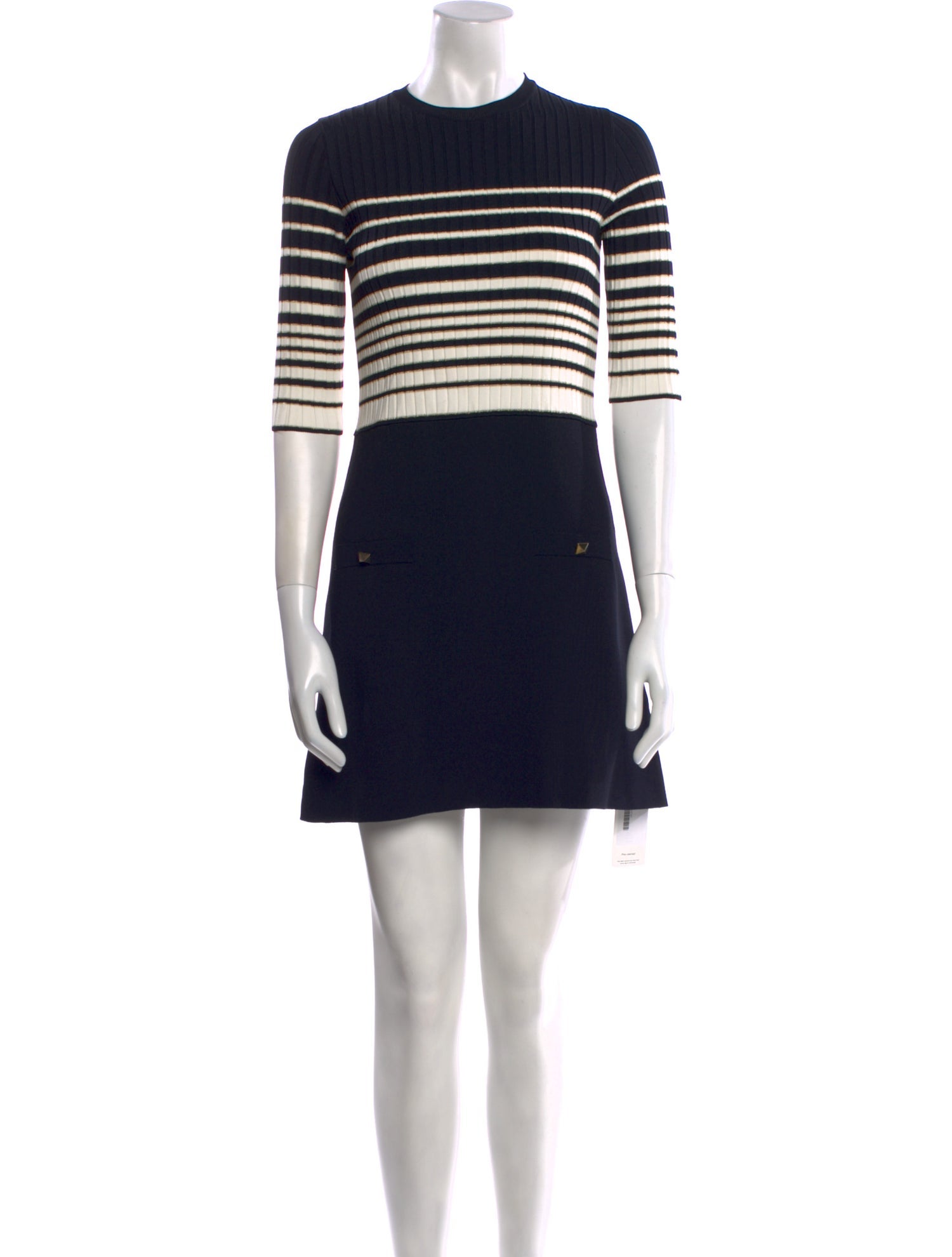 Valentino Striped Mini Dress