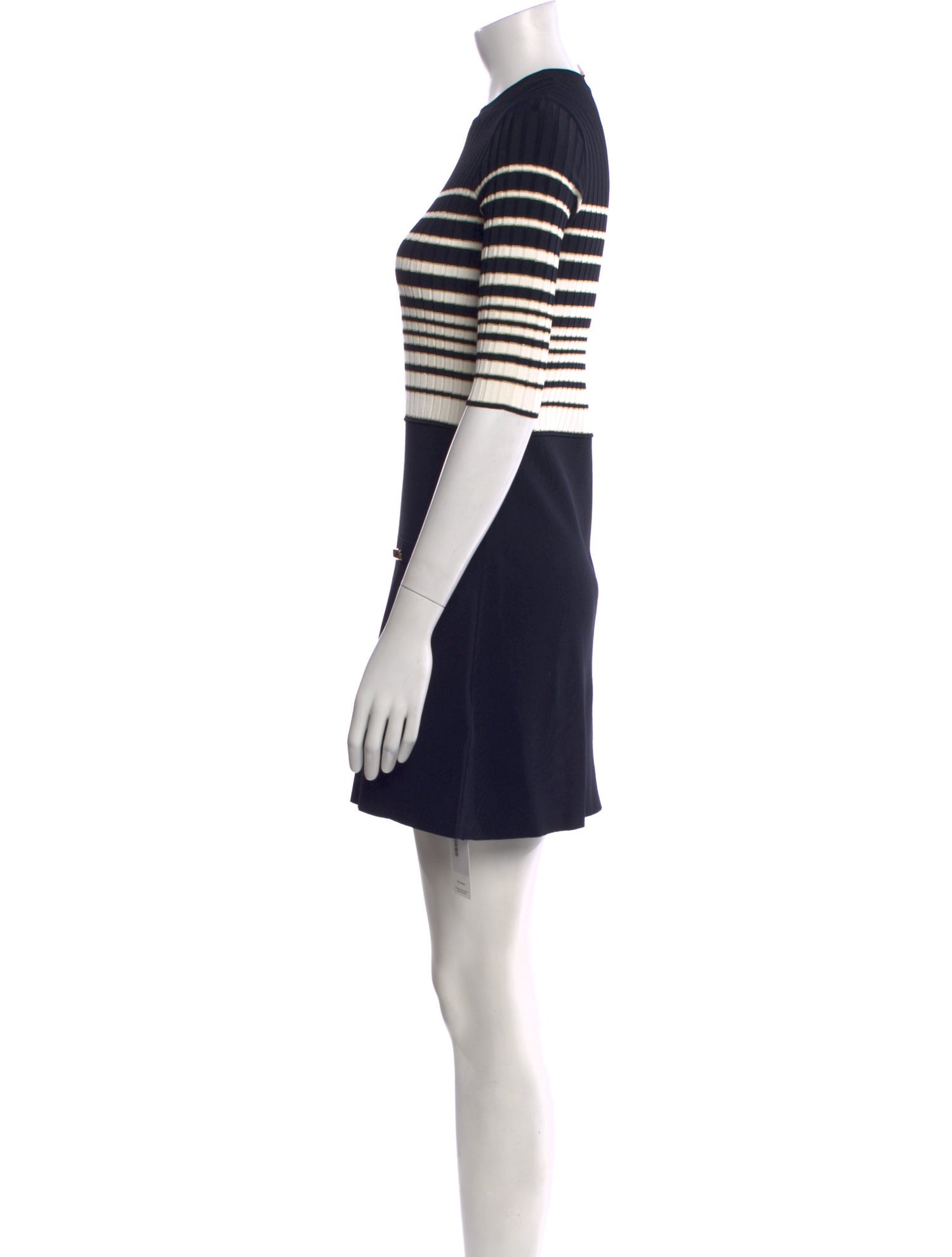 Valentino Striped Mini Dress