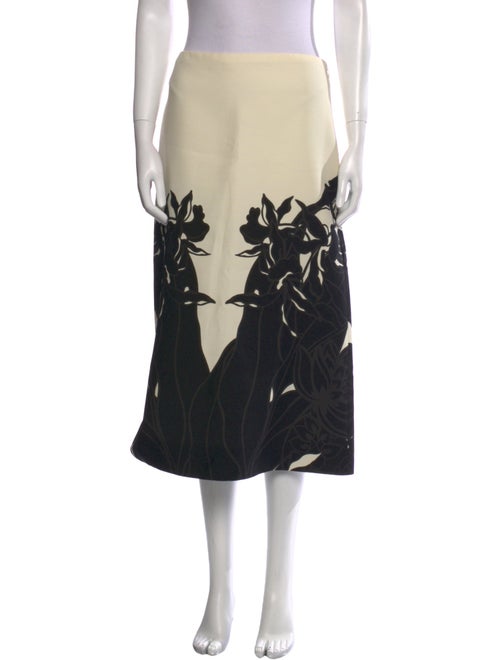 Valentino Virgin Wool Midi Length Skirt