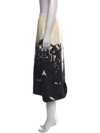 Valentino Virgin Wool Midi Length Skirt