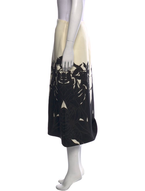 Valentino Virgin Wool Midi Length Skirt