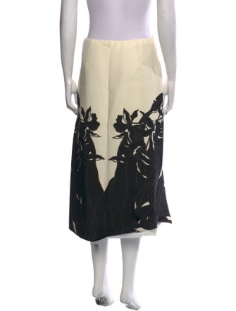 Valentino Virgin Wool Midi Length Skirt