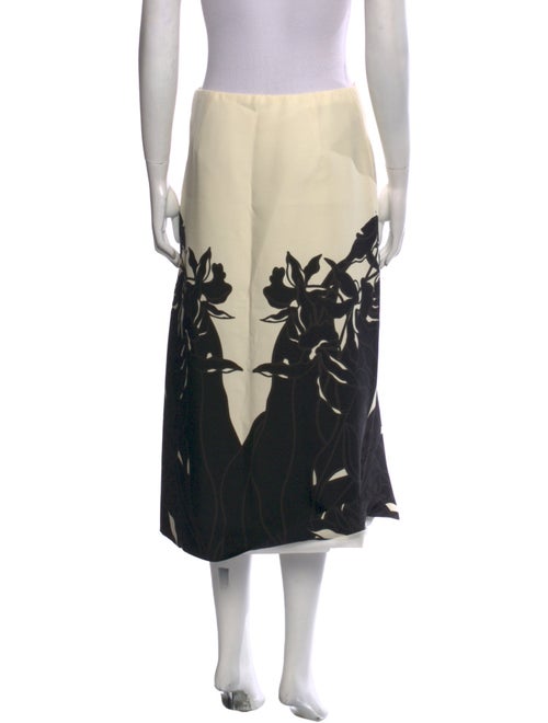 Valentino Virgin Wool Midi Length Skirt