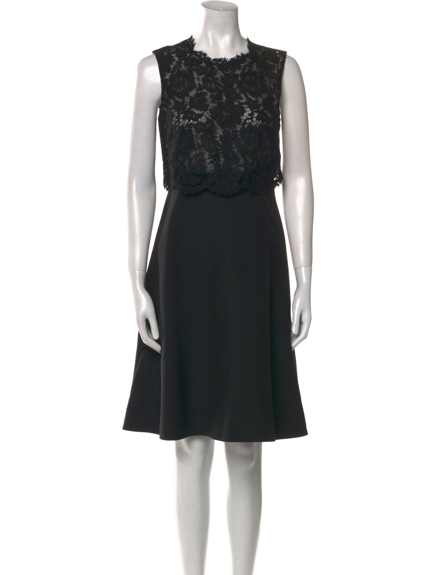 Valentino Virgin Wool Knee-Length Dress