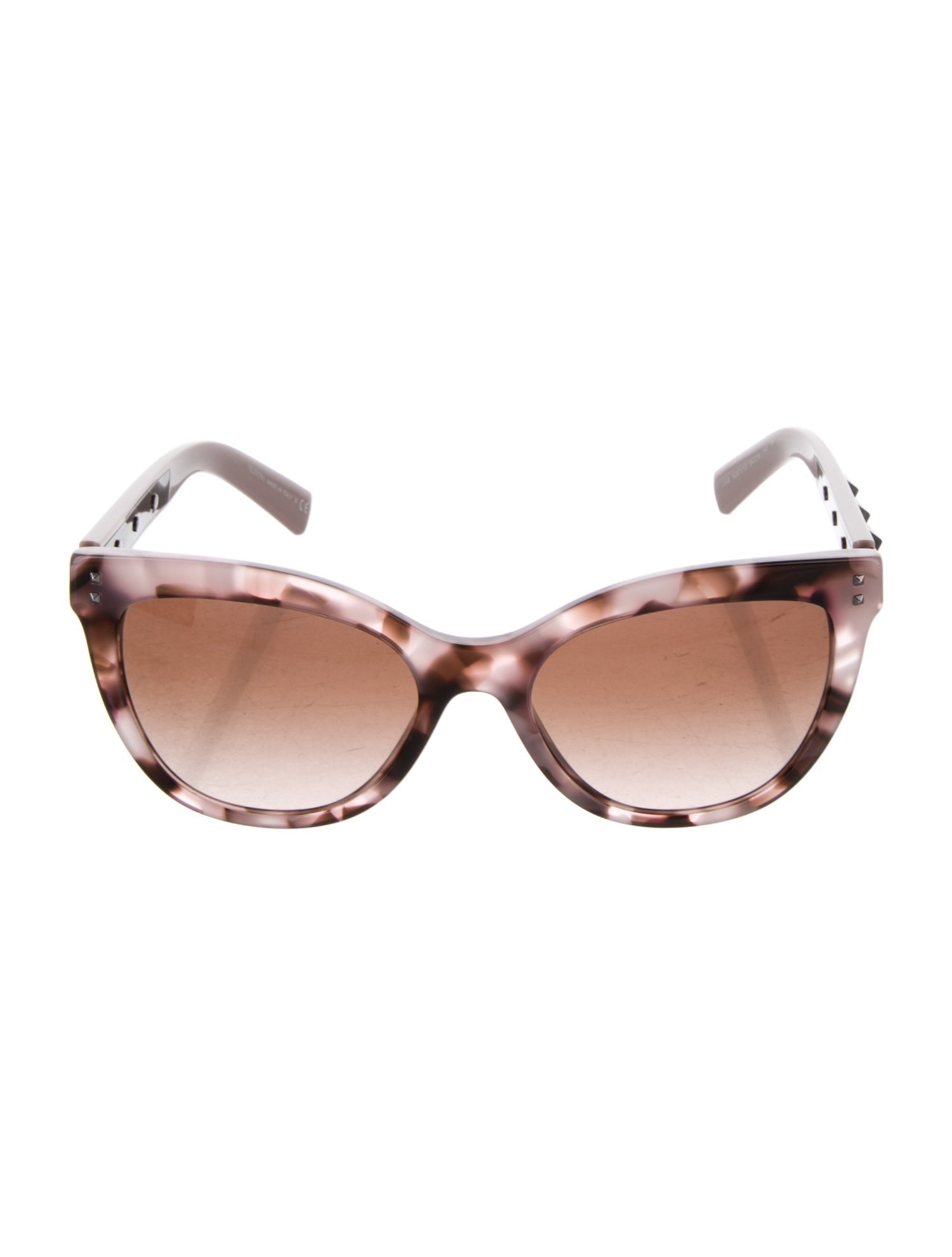 Valentino Rockstud Accents Cat-Eye Sunglasses