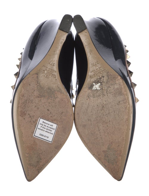 Valentino Rockstud Accents Patent Leather Pumps