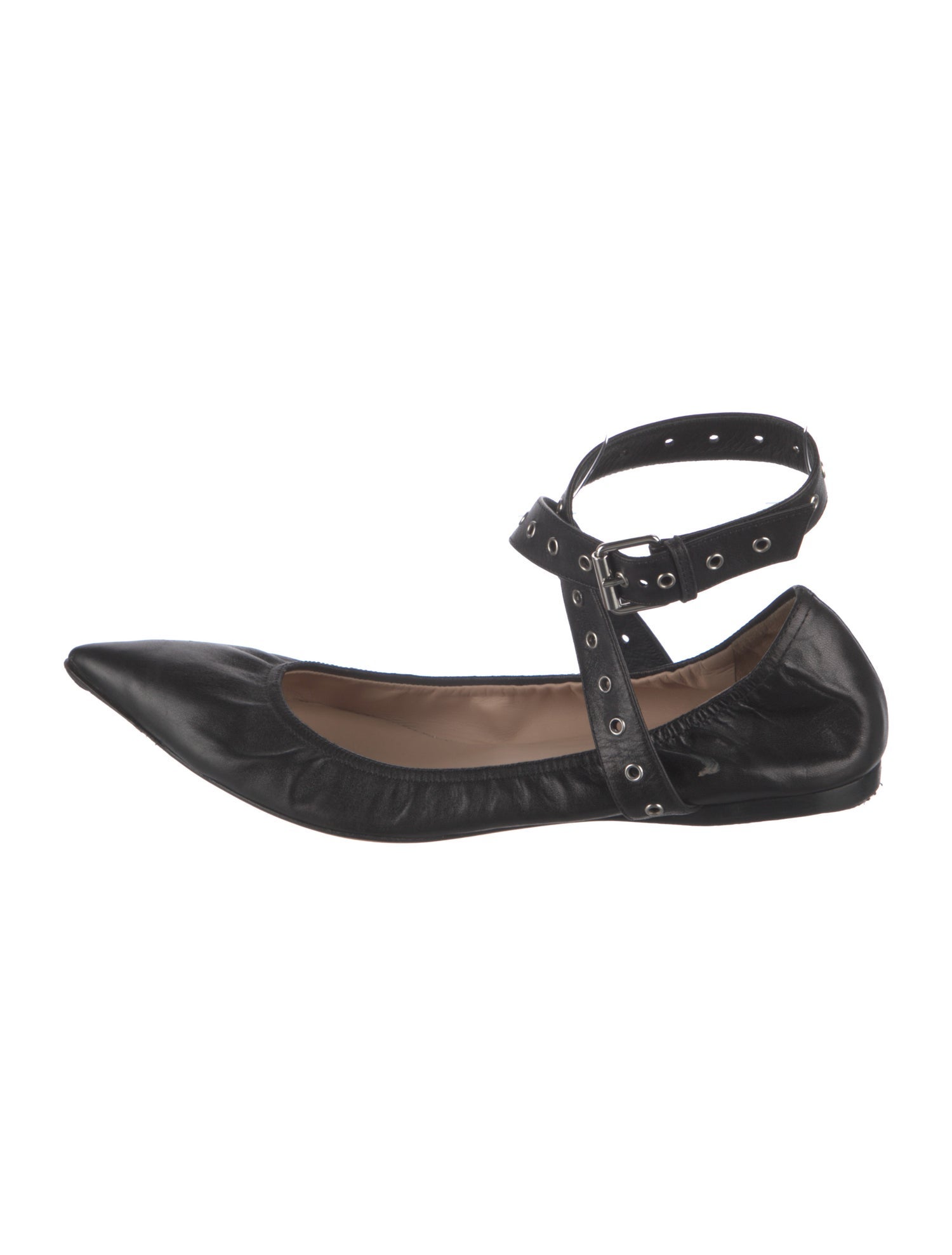 Valentino Leather Ballet Flats