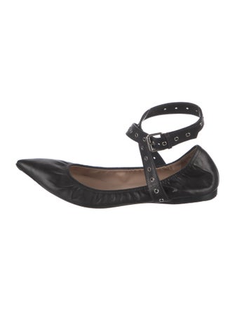 Valentino Leather Ballet Flats