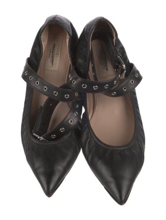 Valentino Leather Ballet Flats