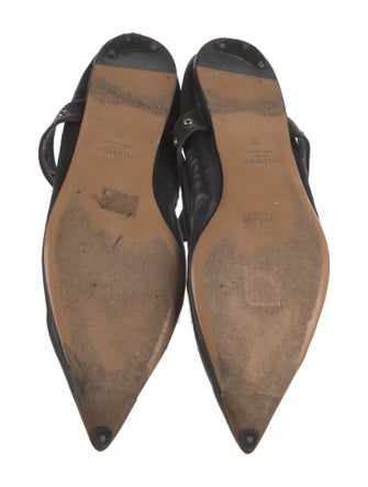 Valentino Leather Ballet Flats