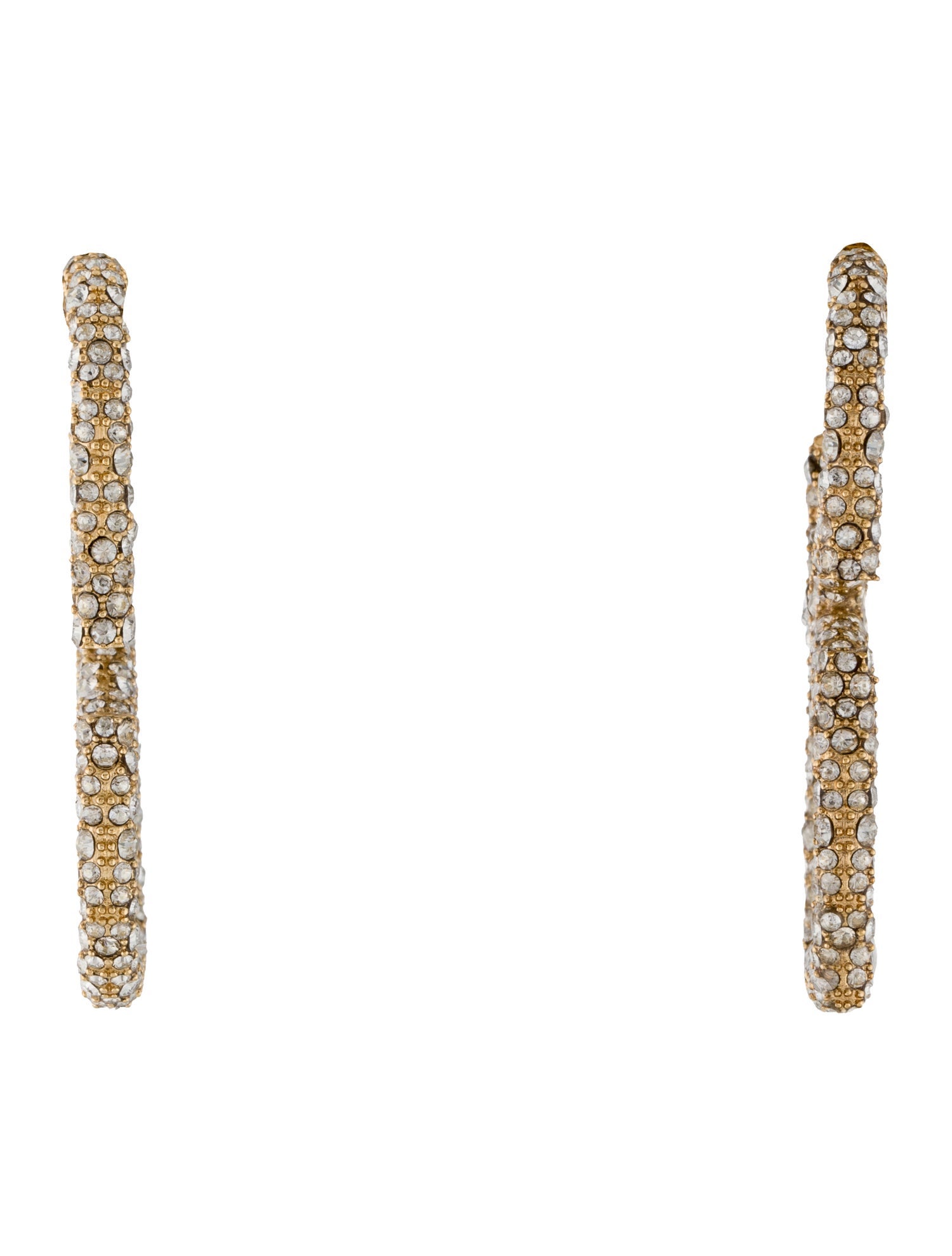 Valentino Crystal VLogo Signature Earrings