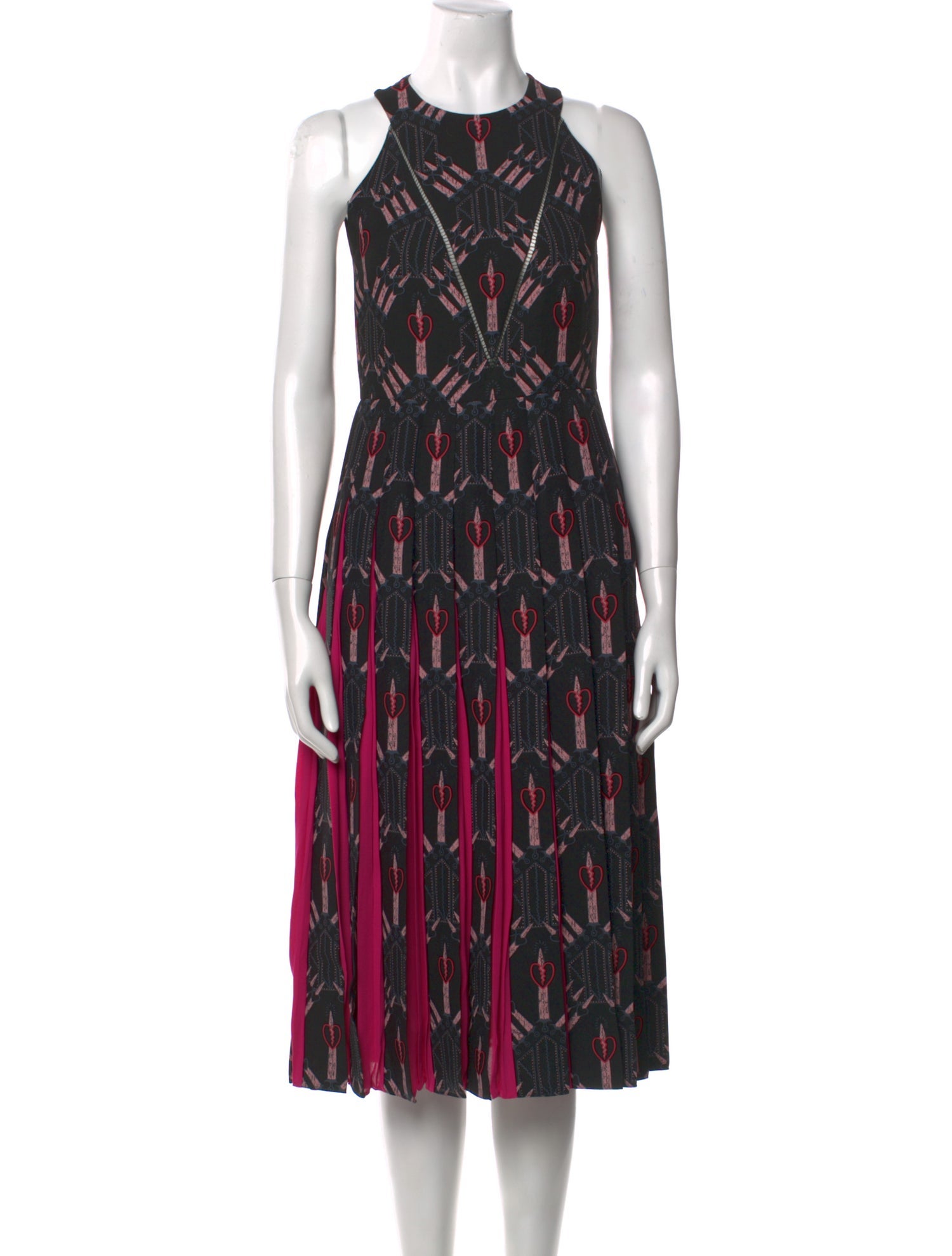 Valentino Virgin Wool Midi Length Dress w/ Tags