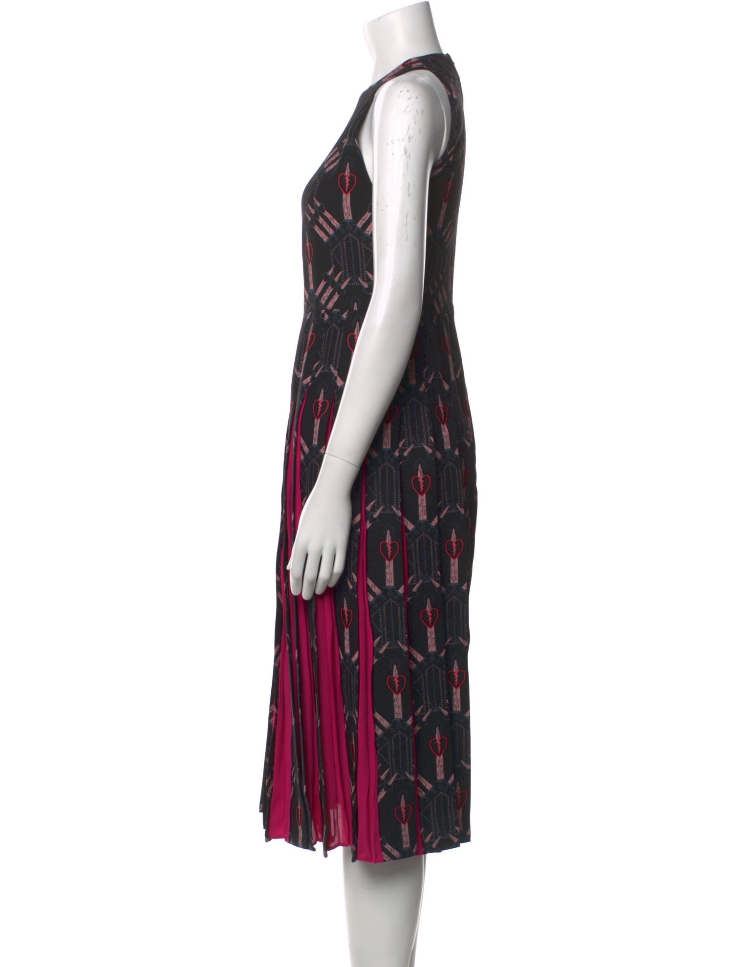 Valentino Virgin Wool Midi Length Dress w/ Tags