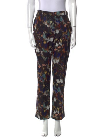 Valentino Pants Printed Straight Leg S